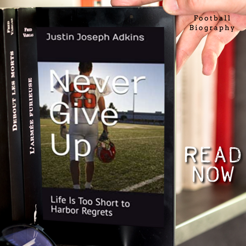 Book Blitz | Never give up by Justin Joseph Adkins